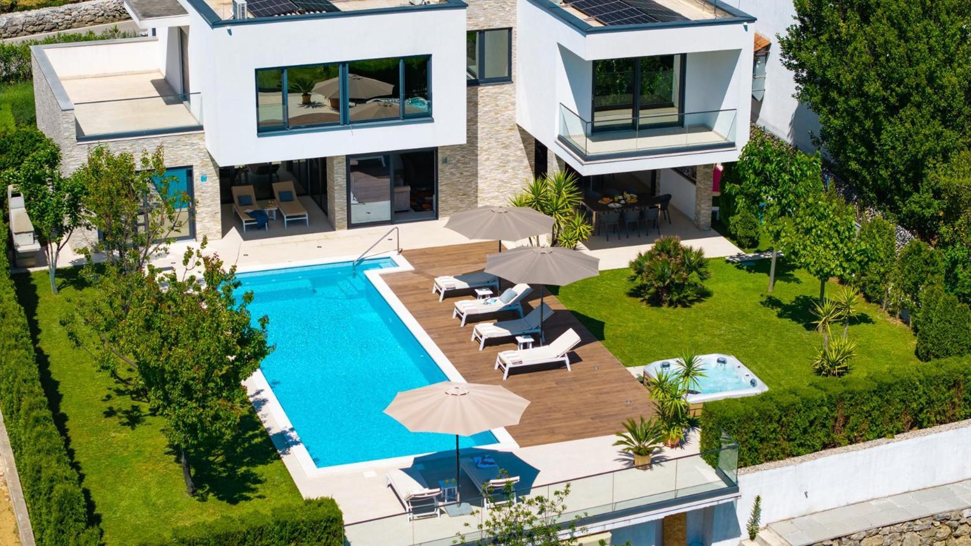 Villa Agava With Heated Pool, Jacuzzi, Sauna, Gym, 4 En-Suite Bedrooms Гата Экстерьер фото